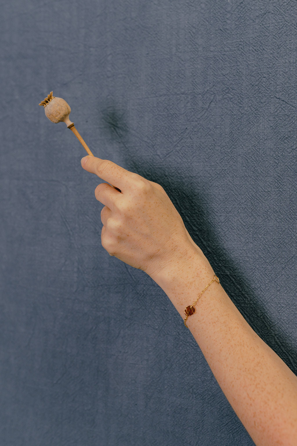 Eilidh Bracelet in Gold & Amber