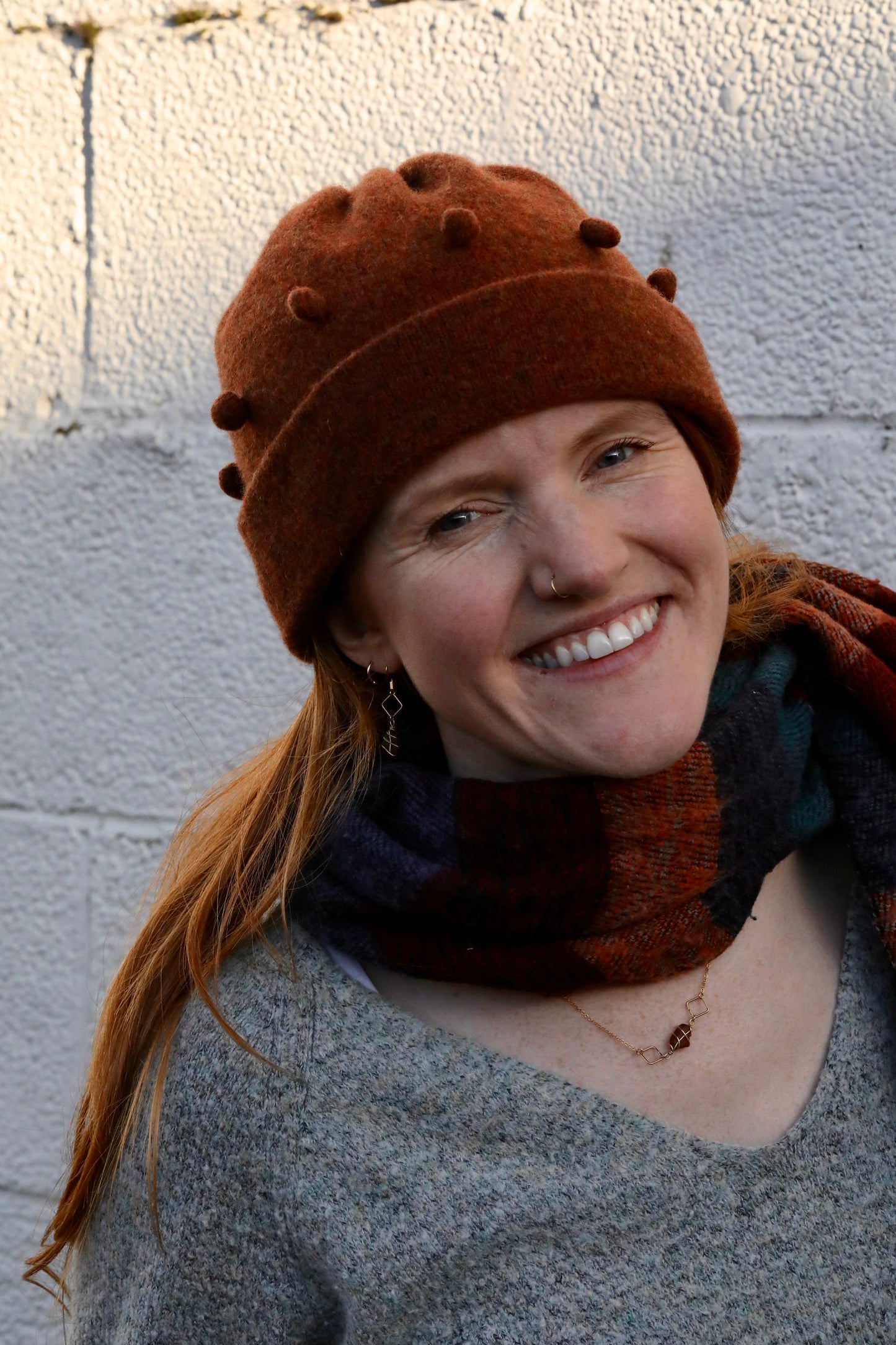 Xanthe Necklace in Gold Vermeil & Amber