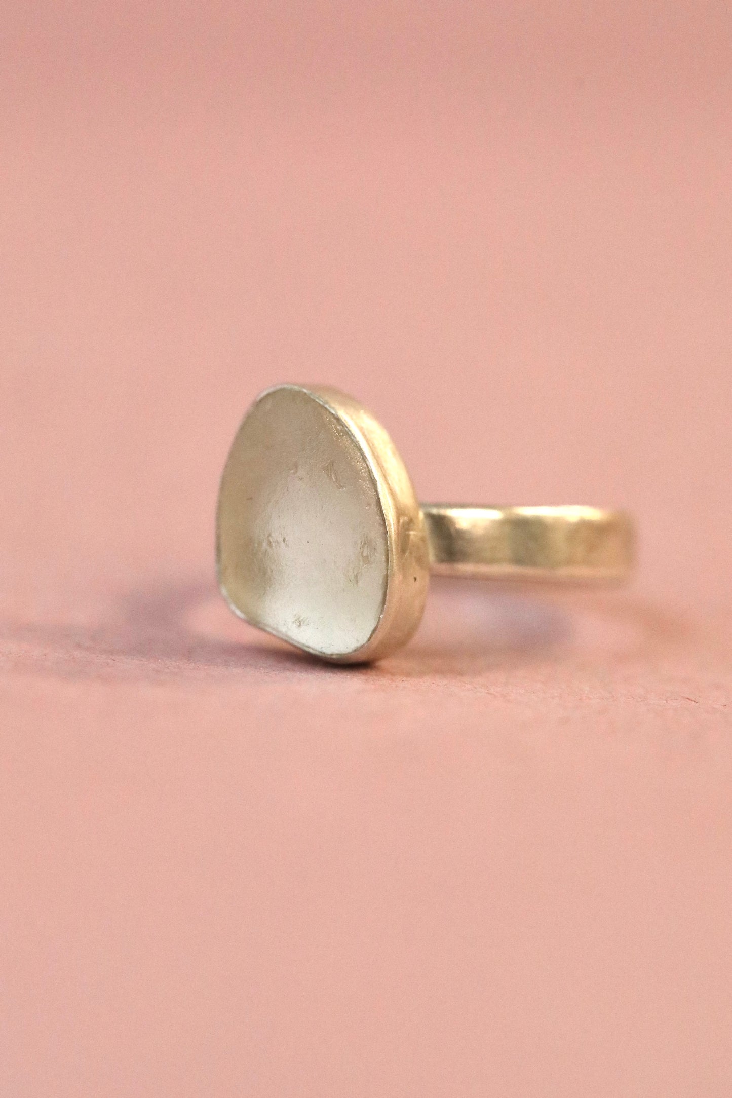 MULL White & silver ring - K 1/2