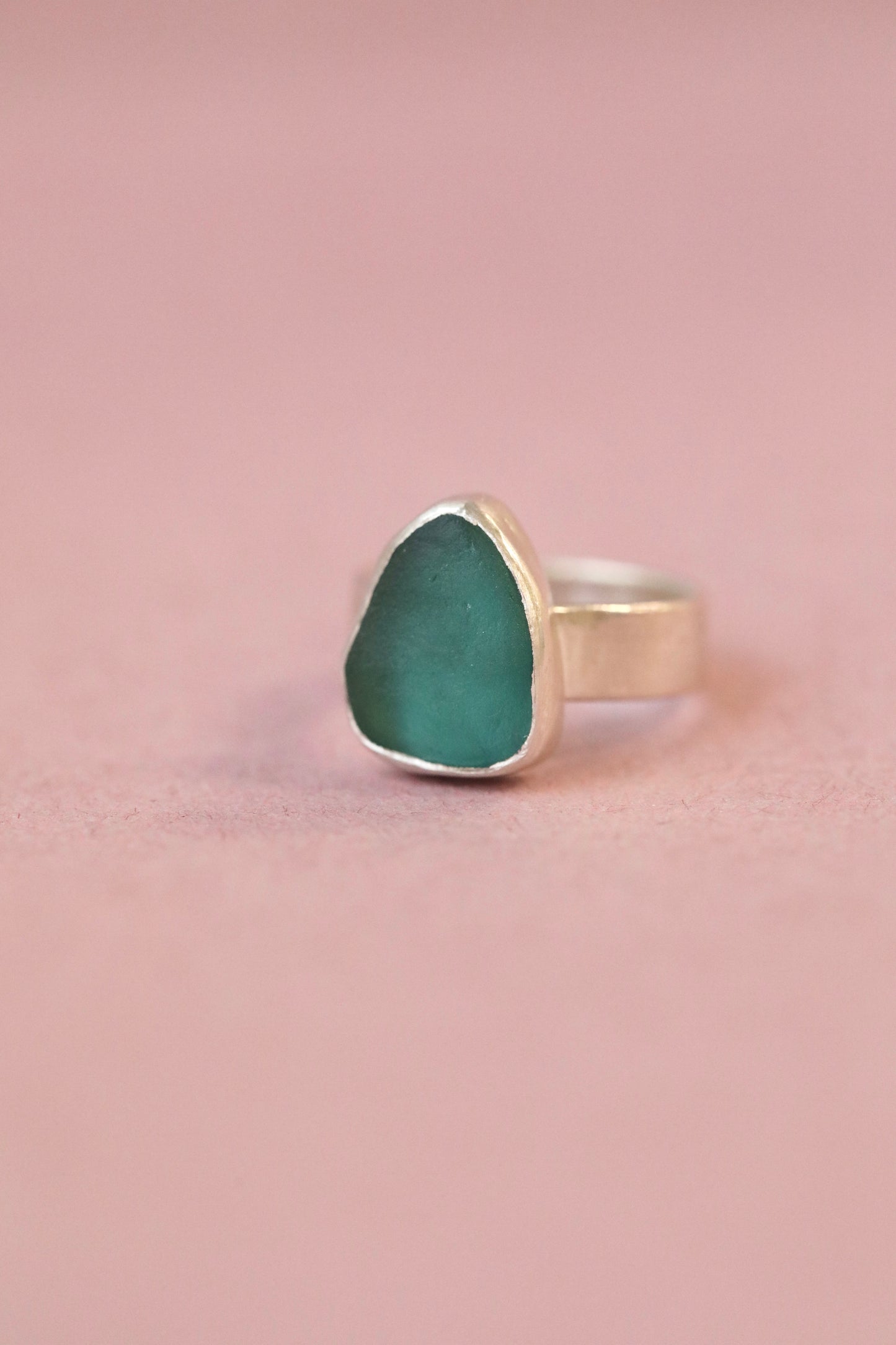 MULL Teal & silver ring - N