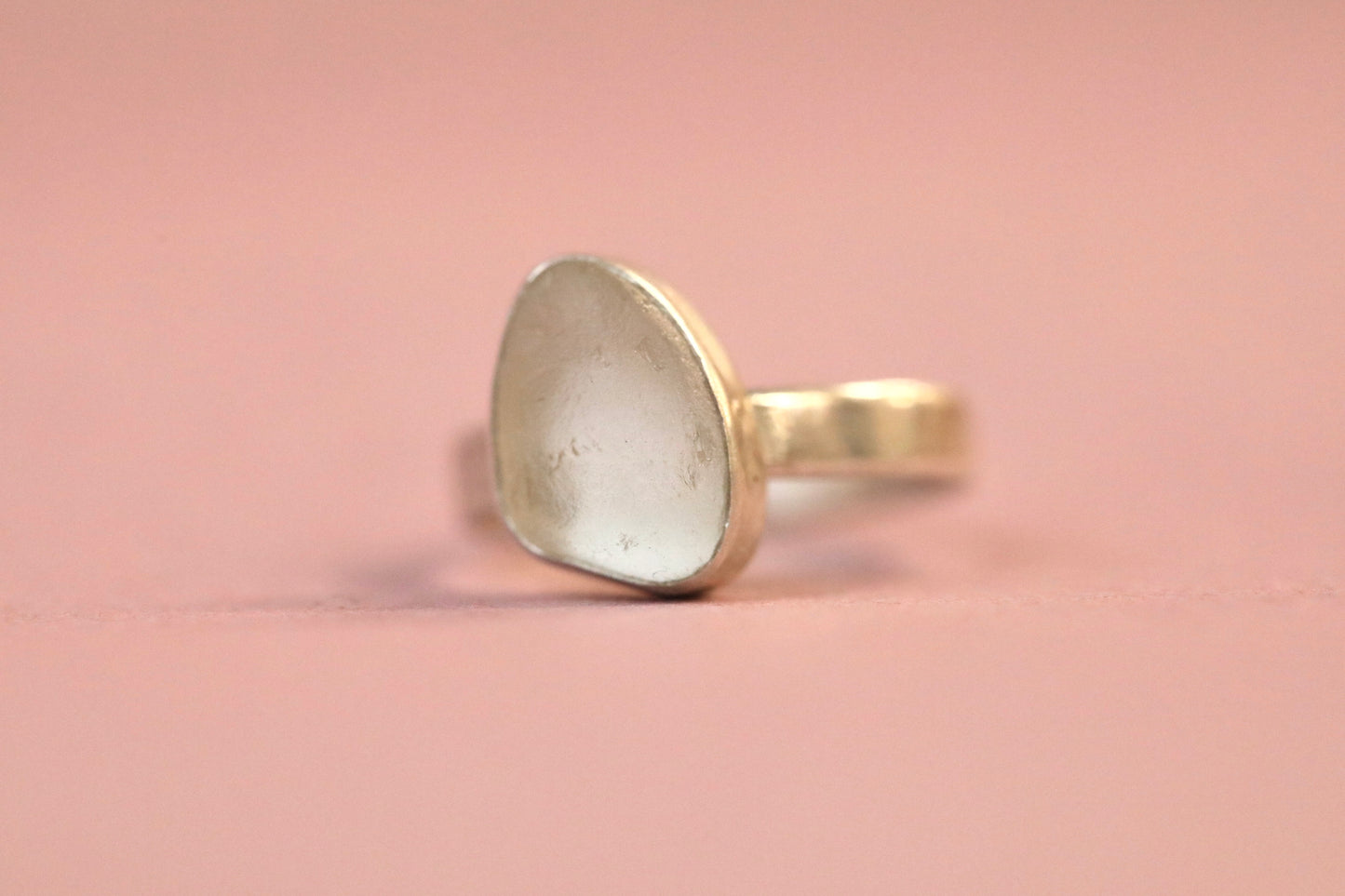 MULL White & silver ring - K 1/2