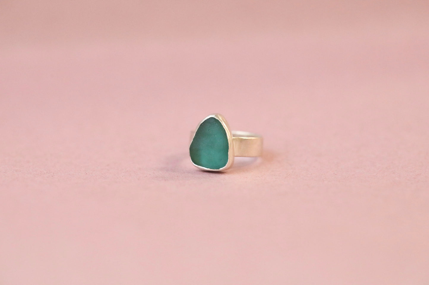 MULL Teal & silver ring - N
