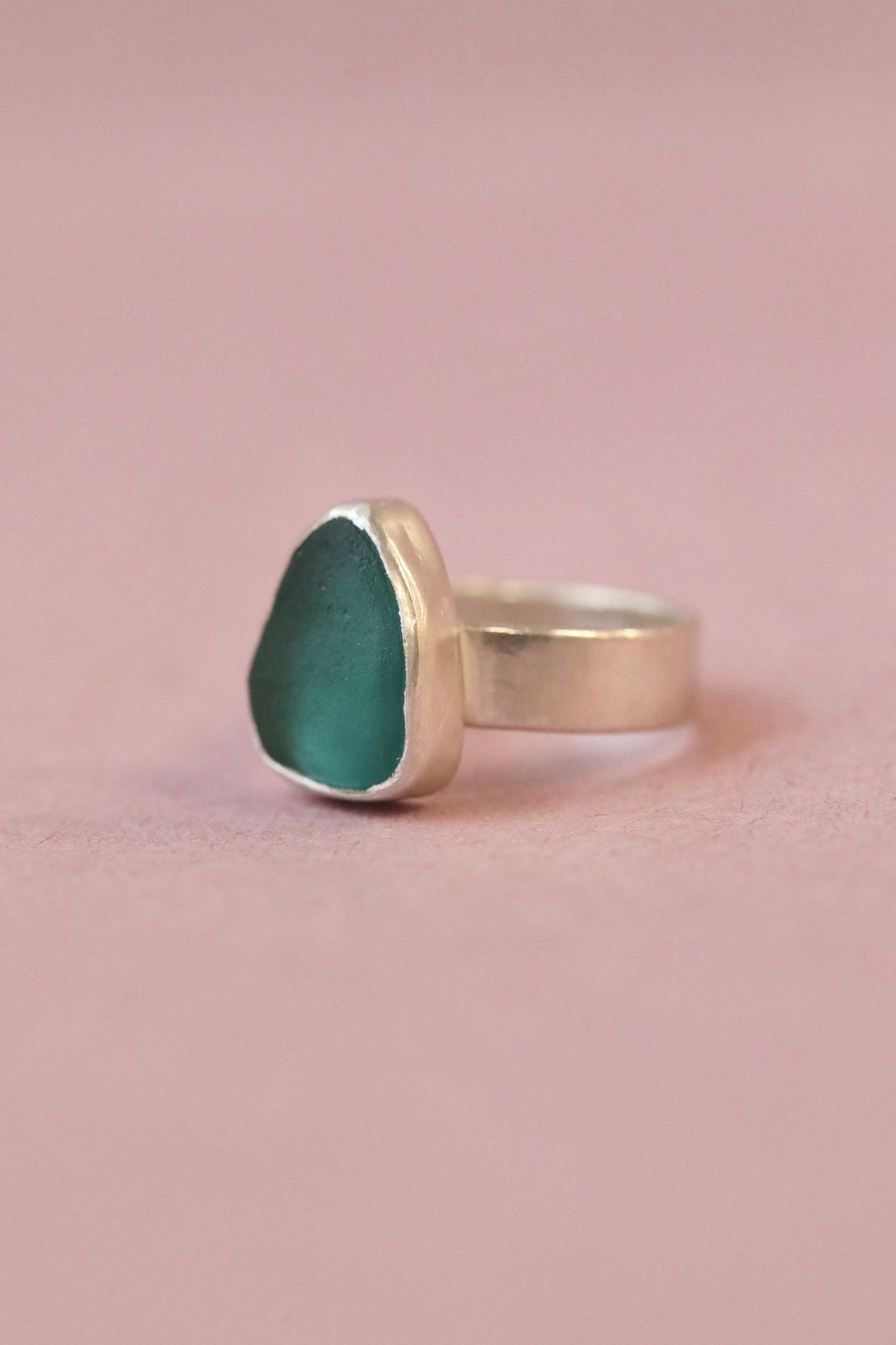 MULL Teal & silver ring - N