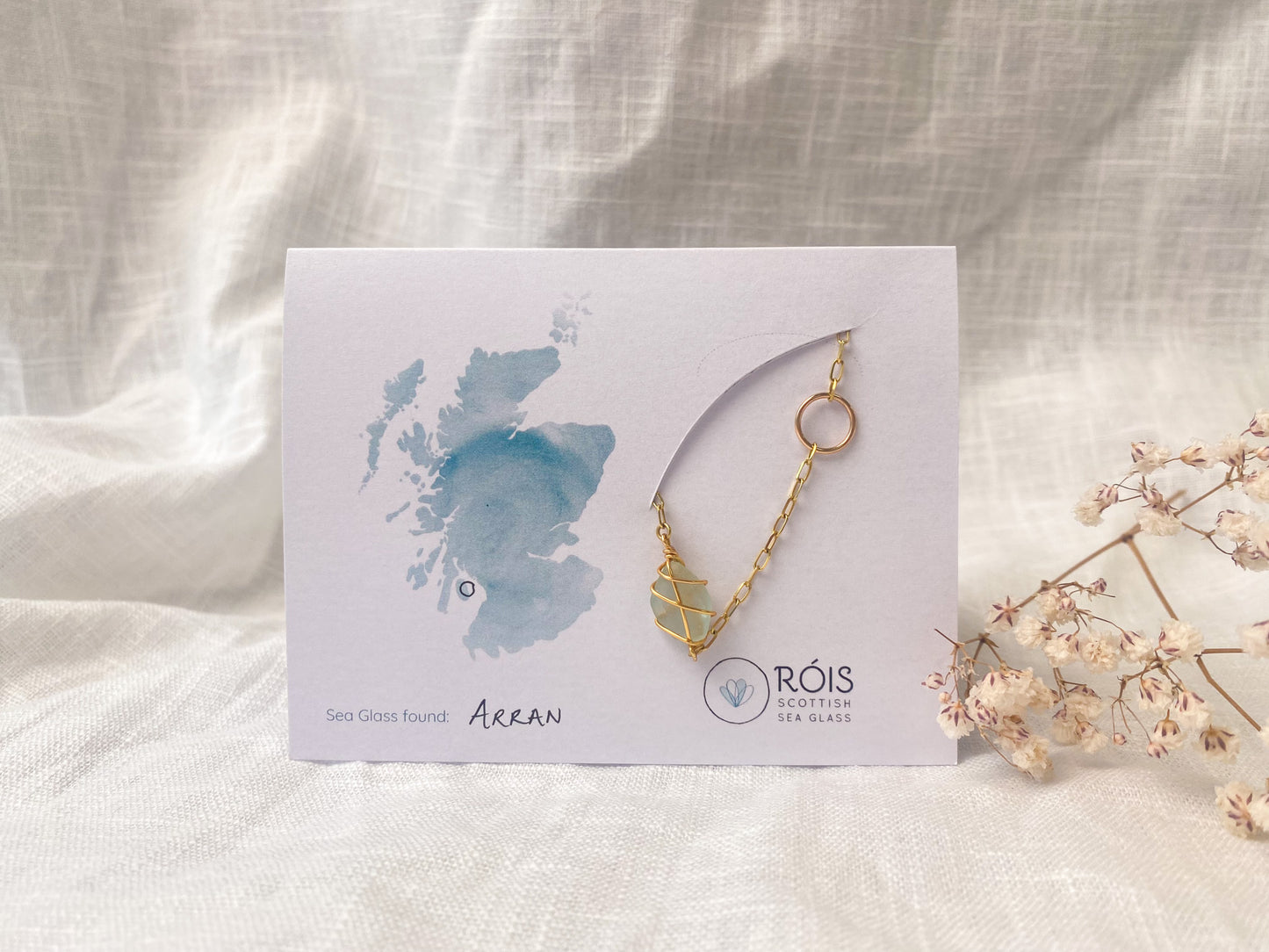 Eilidh Bracelet in Gold & Light Blue
