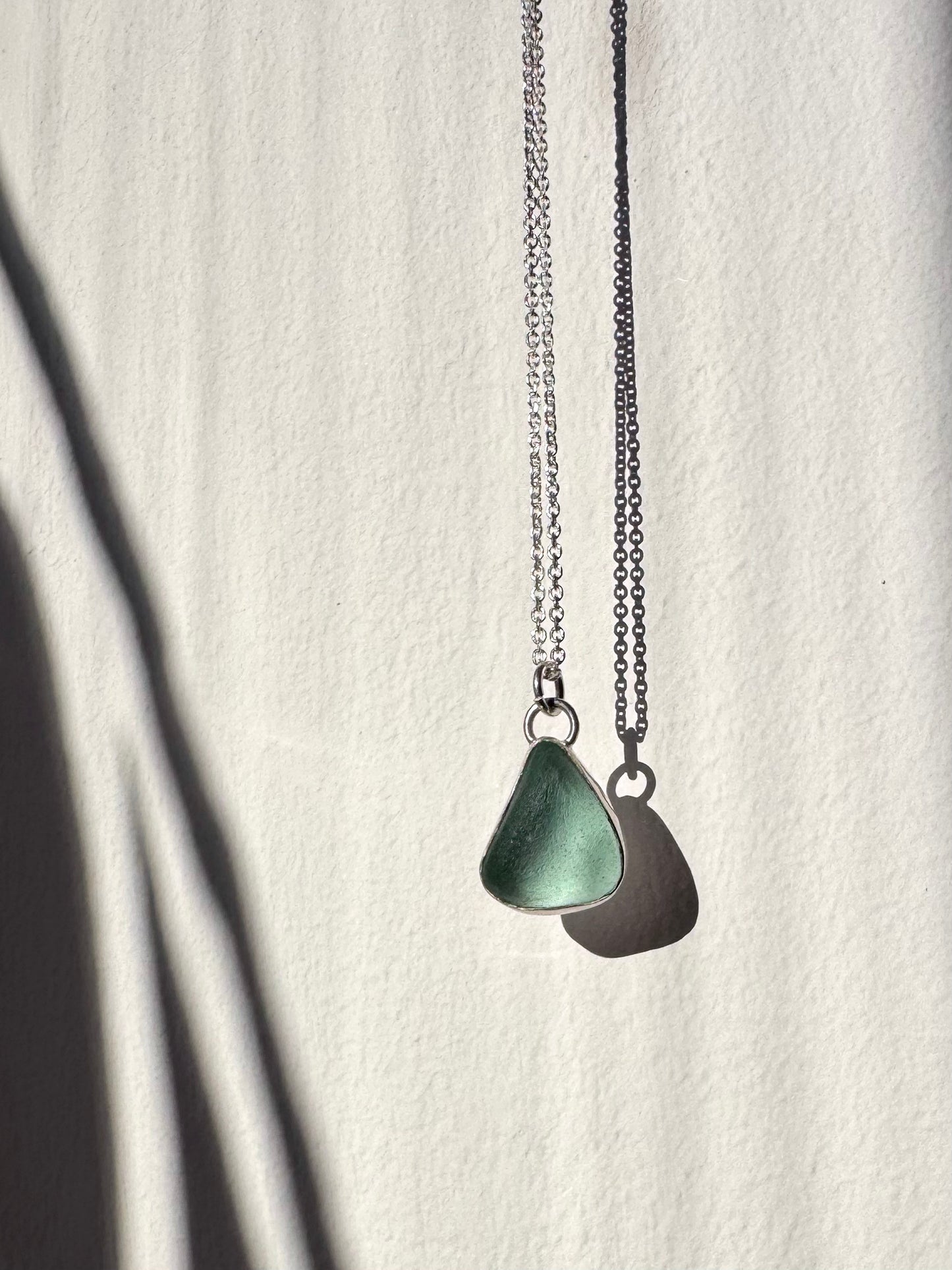 The Signet Necklace - Skye in light blue