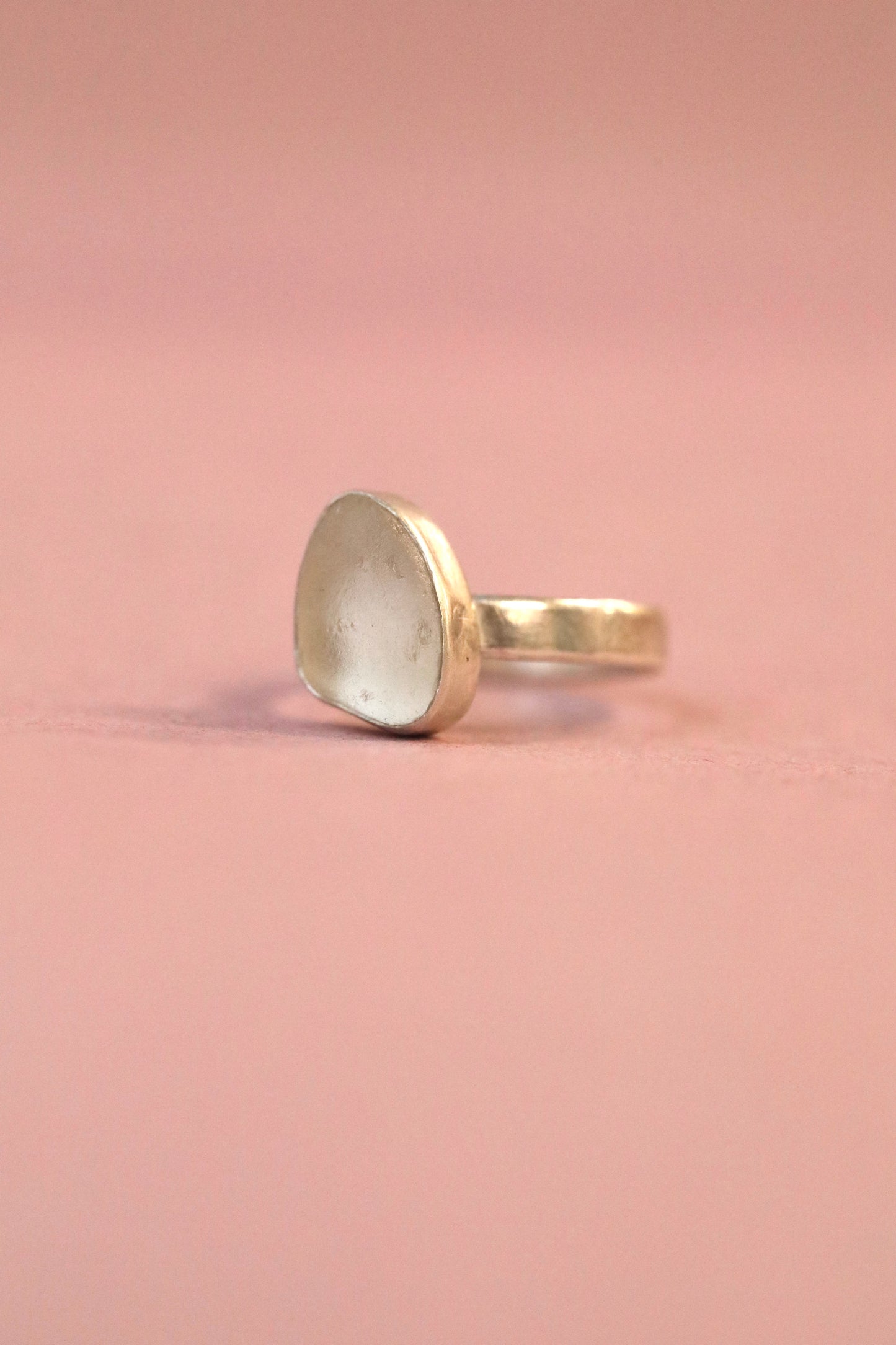 MULL White & silver ring - K 1/2