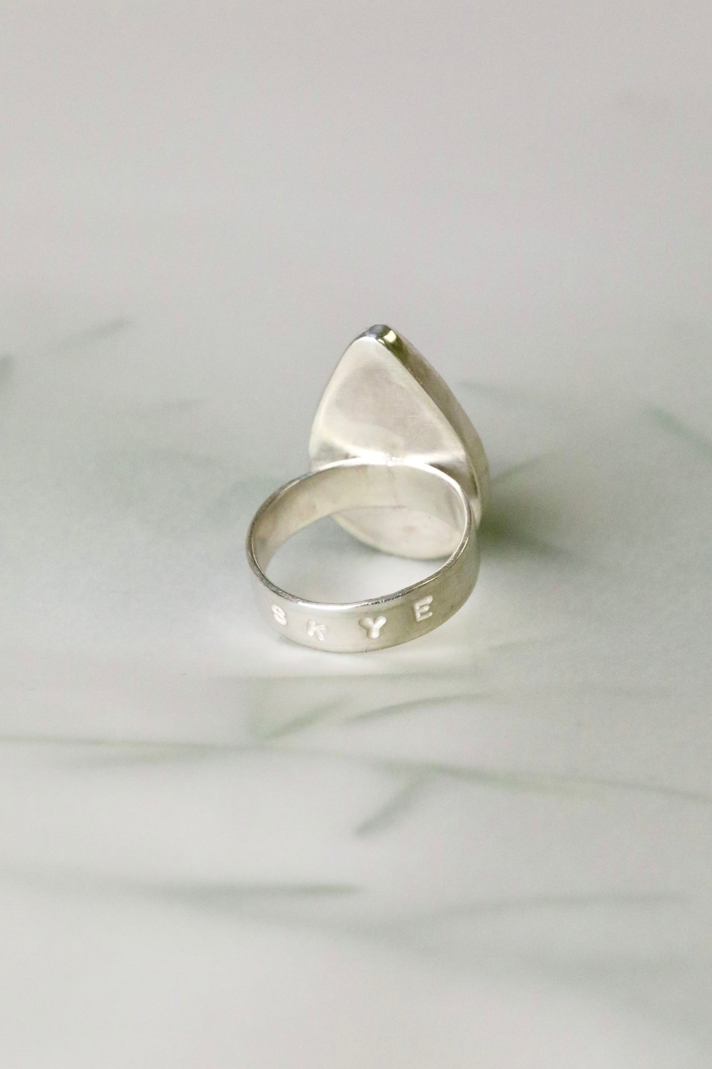 SKYE Turquoise & silver ring - size M 1/2