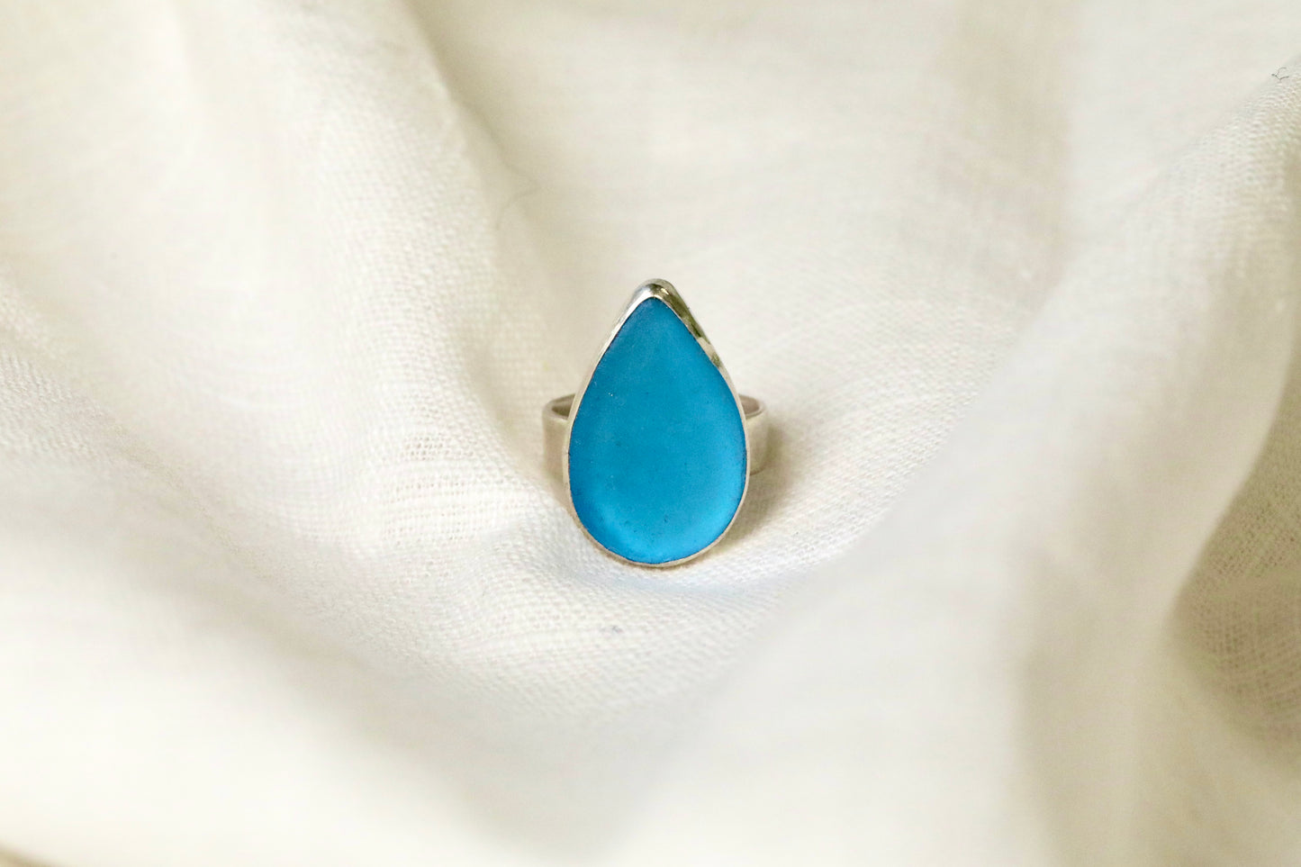 SKYE Turquoise & silver ring - size M 1/2