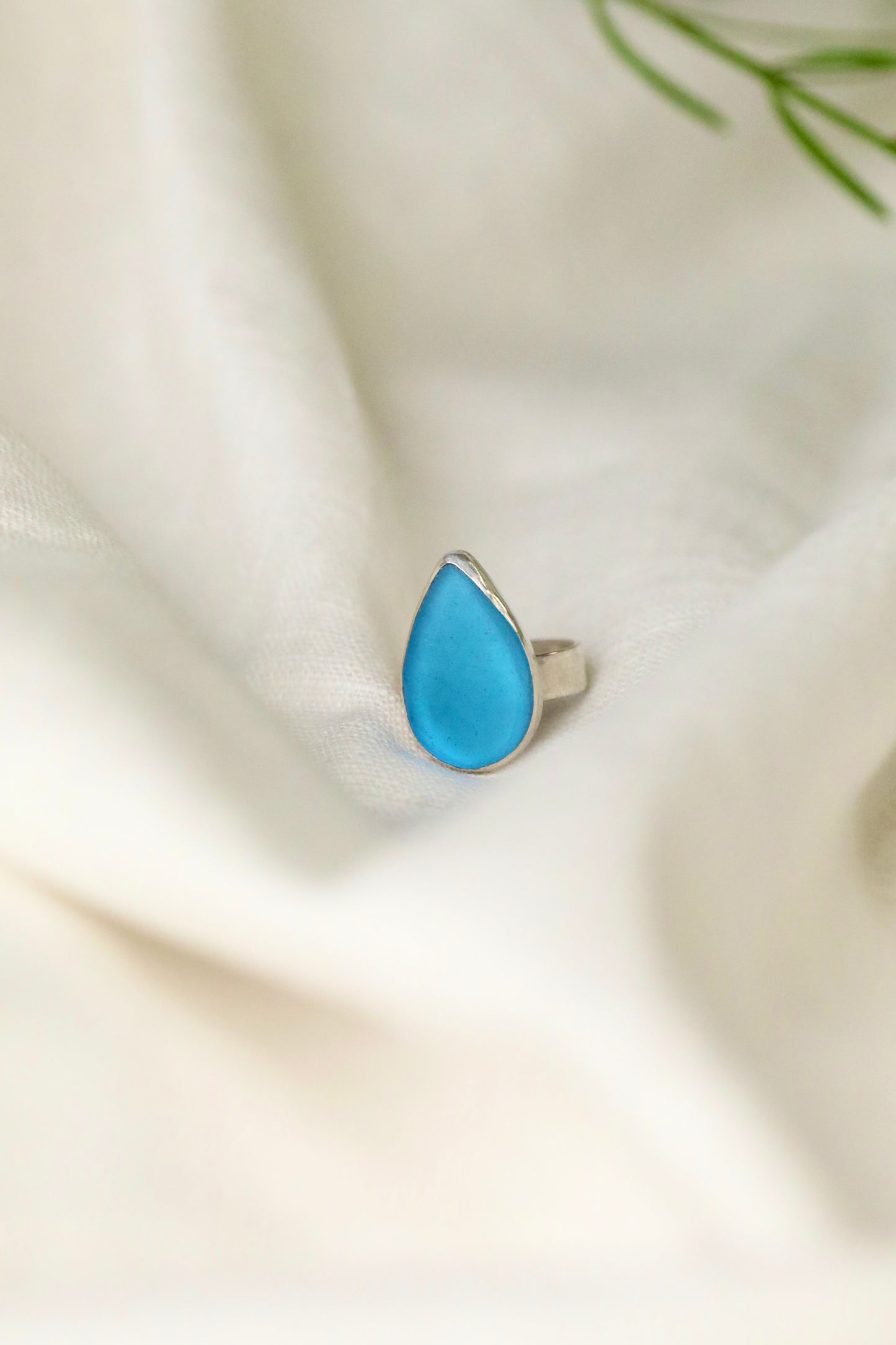 SKYE Turquoise & silver ring - size M 1/2