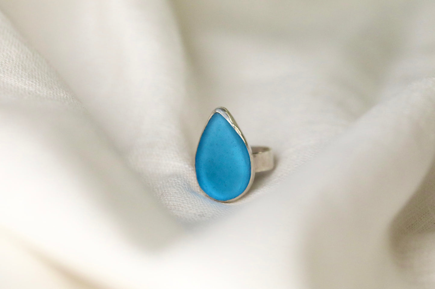 SKYE Turquoise & silver ring - size M 1/2