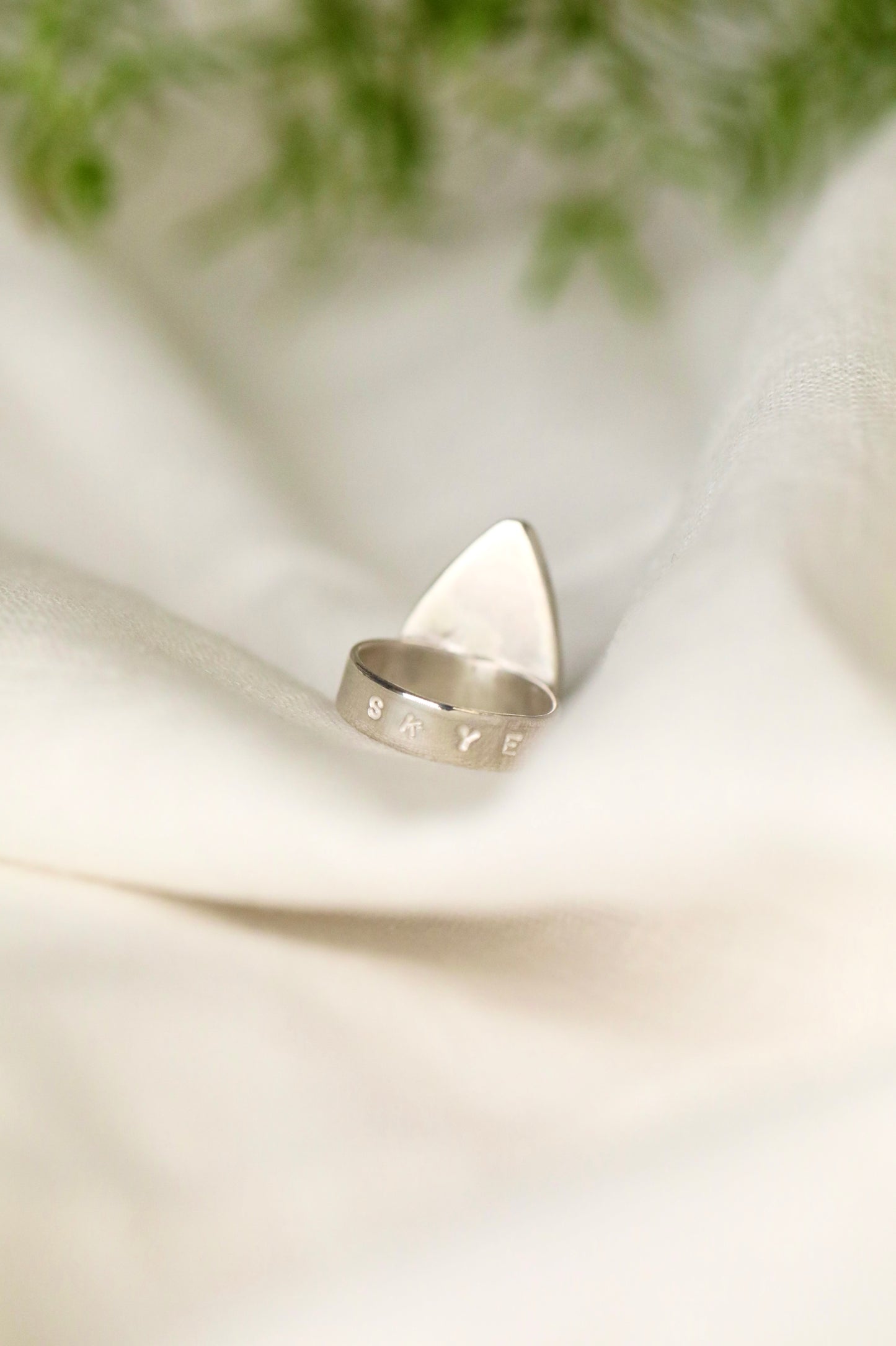 SKYE Turquoise & silver ring - size M 1/2