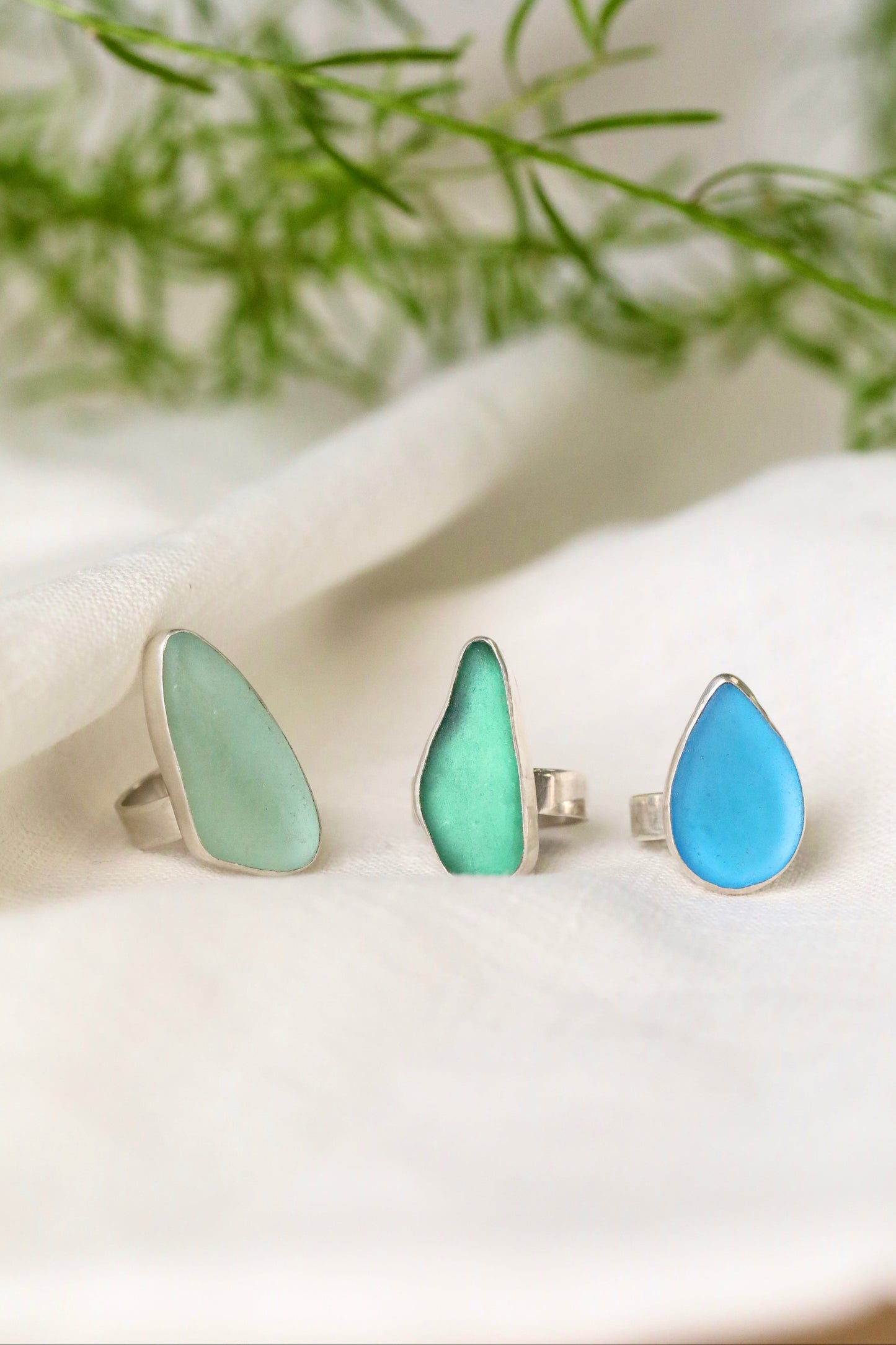 SKYE Turquoise & silver ring - size M 1/2