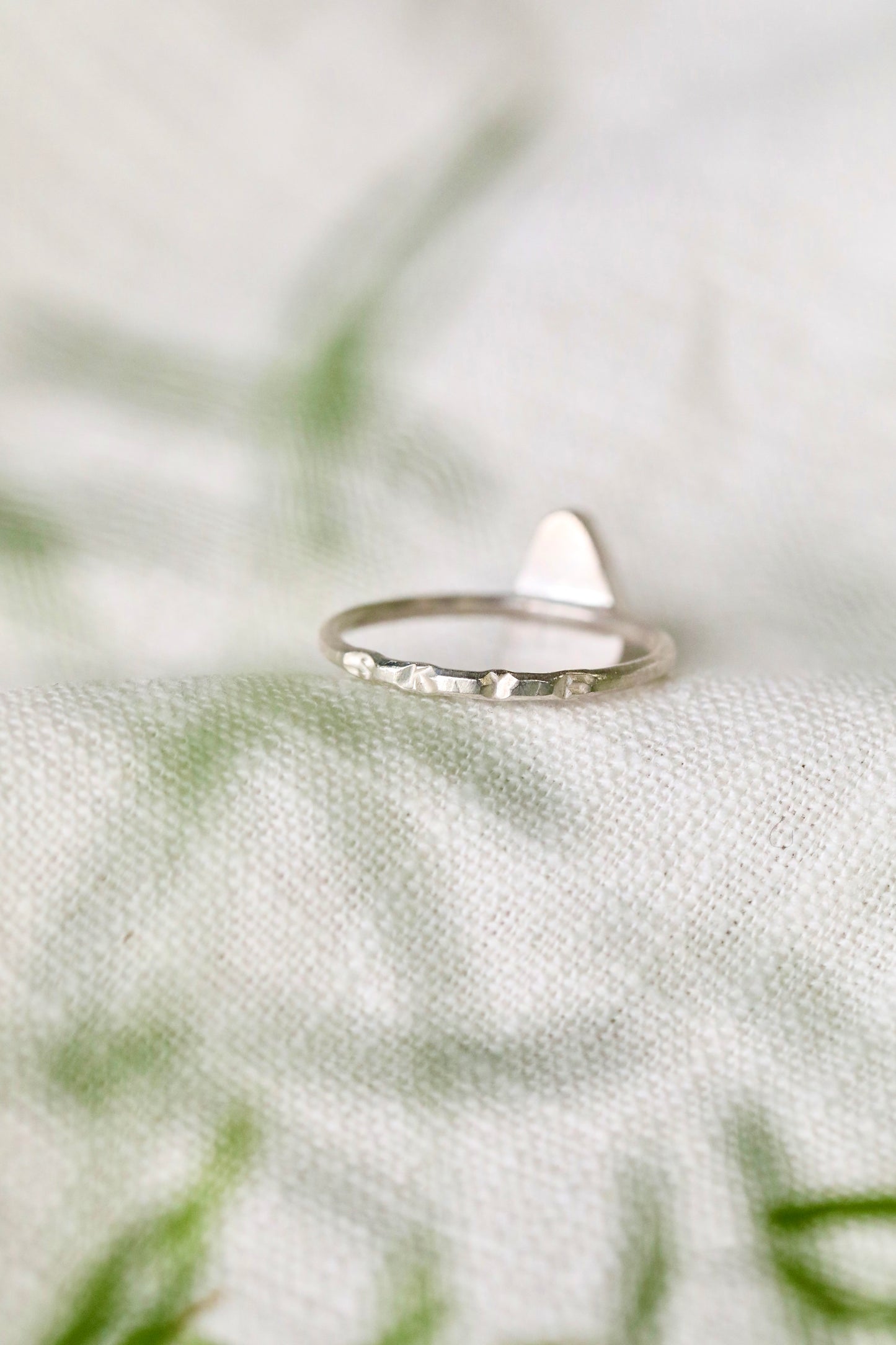 SKYE Light blue & silver stacking ring - size Q