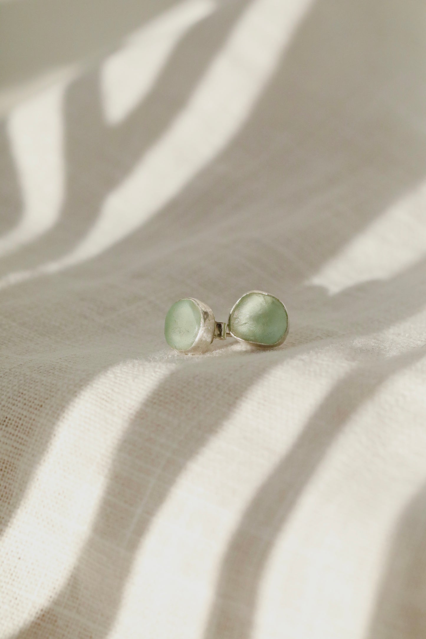 SKYE - Light blue & silver stud earrings