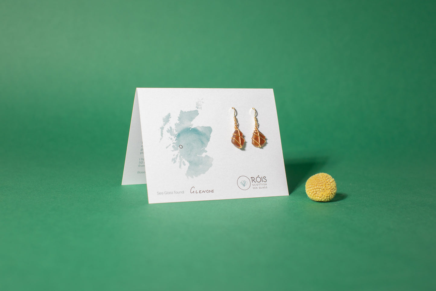 Classic gold earrings - Brown